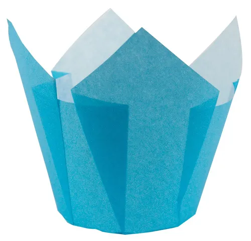 Demmler Muffinform Muffin-Tulip-Wraps hellblau