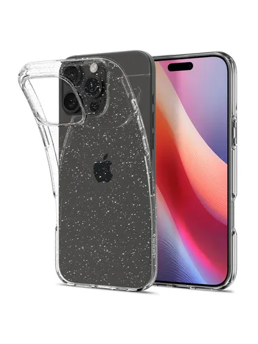 Spigen Liquid Crystal Glitter - crystal quartz - iPhone 16 Pro