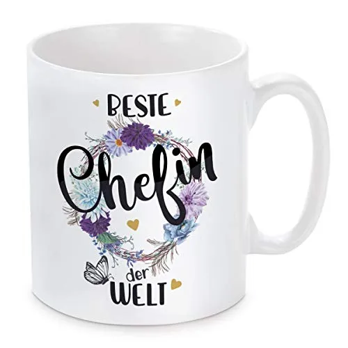 Tasse mit Motiv - Beste Chefin der Welt