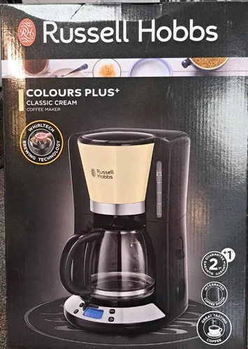 Russell Hobbs Kaffeeemaschine Colours Plus+ Classic Cream