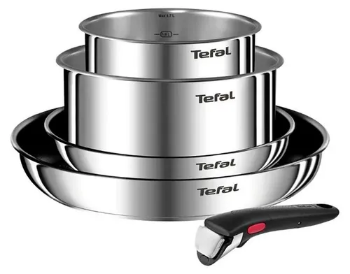 TEFAL Ingenio Emotion 5-teiliges Set, induktionsgeeignet - Pfannen & Töpfe für perfektes Anbraten – Mit dem Thermo-Signal für die ideale Temperatur und vielseitig einsetzbar auf allen Herdarten, inklusive Induktion.