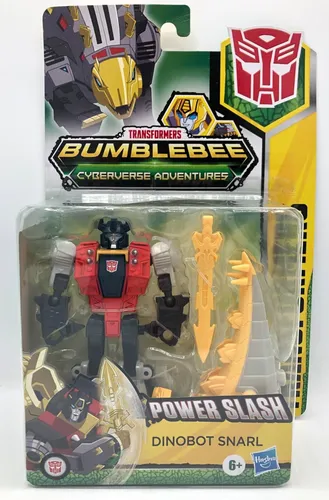 Transformers Bumblebee BCA Actionfigur POWER SLASH DINOBOT SNARL Warrior Klasse