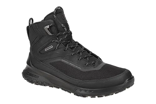 ECCO ULT-TRN Mid WP PL Boots - Wasserdichte Winter-Wanderschuhe für Herren - Wanderschuhe mit 400 g PrimaLoft Bio-Isolierung für warme und trockene Füße an kalten Wintertagen. Moderner Look aus hochwertigem Nubukleder, ideal für Outdoor-Abenteuer.