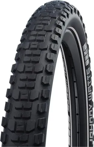 Schwalbe Johnny Watts LR HS604 - Hochleistungsreifen - Fahrradreifen mit niedrigem Rollwiderstand für lange Strecken, bietet exzellenten Pannenschutz und leises Rollen auf Asphalt sowie Selbstvertrauen im Offroad-Einsatz.