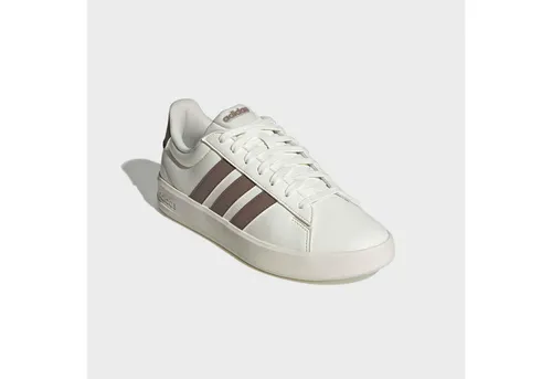 adidas Sportswear GRAND COURT 3.0 Sneaker - Off White/Trace Brown, Größe 40 EU - Sportliche Sneaker mit cloudfoam Dämpfung für hohen Tragekomfort, ideal für den Alltag. Robuste Gummisohle sorgt für gute Bodenhaftung.