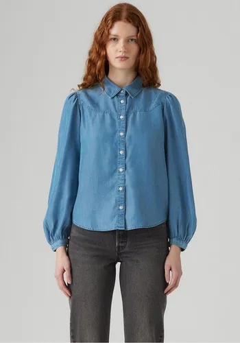 Levi's® Langarmbluse Mit Puffärmel - Elegante Bluse mit Puffärmeln, ideal für Büro und Freizeit. Aus leichtem Baumwollstoff, taillenbedeckend und weit geschnitten für optimalen Tragekomfort.