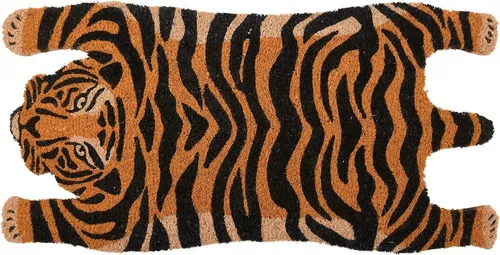 esschert design Fußmatte Tiger aus Kokosfasern in orange von Esschert Design