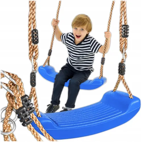 KRUMAD Kinderschaukel Schaukelbrett Outdoor Indoor bis 35 kg Wetterfest Blau