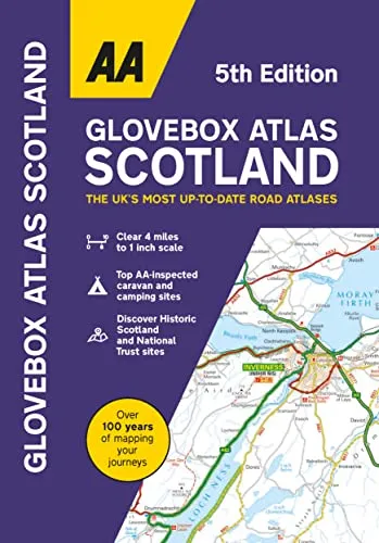Produktbild AA Glovebox Atlas Scotland (AA Road Atlas Britain)