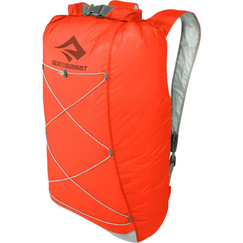 Sea to Summit Ultra-Sil Dry Rucksack 22L - Orange - Leichter und wasserdichter Daypack mit 22L Volumen, ideal für Outdoor-Abenteuer und Reisen.