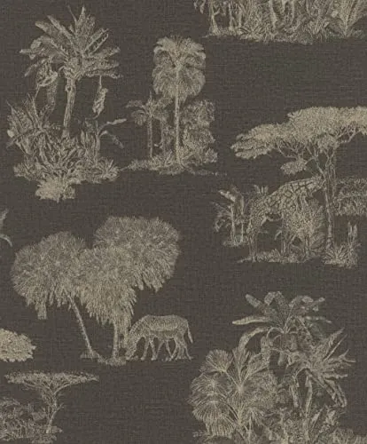 Rasch Tapete 555035 in gold von Rasch