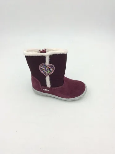 Richter Kinderschuhe Baby - Mädchen Vali Sneaker, 7300plum Gold, 23 EU - Hochwertige Echtleder-Sneaker mit herausnehmbarer Einlegesohle für optimalen Tragekomfort und Unterstützung bei den ersten Schritten.