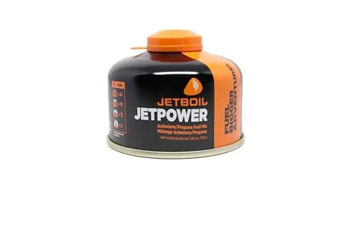 Jetboil Gaskartusche Jetpower 100 g. 100 g Schwarz