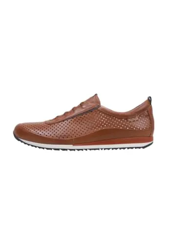 Pikolinos Liverpool Herren Sneakers aus Leder in Marrón - Herren-Sneaker mit hochwertigem Leder-Obermaterial und sommerlicher Perforierung für ein angenehmes Tragegefühl. Ideal für Job und Freizeit.