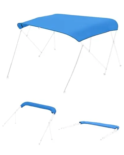 VEVOR Bimini Top Ersatzabdeckung für 4 Bügel Modelle 2440 mm
