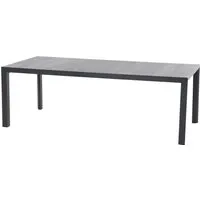 Produktbild Siena Garden Silva Gartentisch Aluminium/Keramik Anthrazit matt