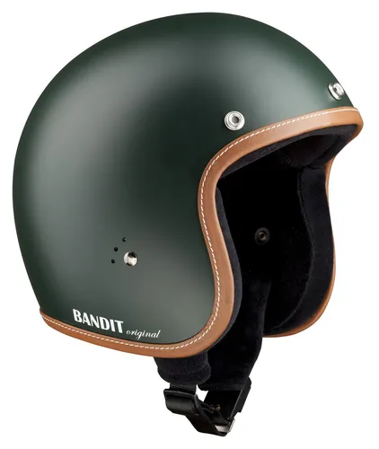 Bandit Jet Premium Line Jethelm, grün, Größe M für Männer in grün von Bandit Helmets
