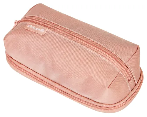 Pelikan 516983 Faulenzer quattro Twill - Federmäppchen, hochwertiger Twill in edel glänzender Optik, mit großem Hauptfach und Stifte-Schlaufen