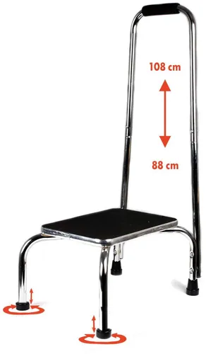 GHZ Matra AG Trittstufe mit höhenverstellbarem Haltegriff 88