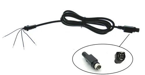 TK Kabel Mit Stecker Mini din 4 Pin Power 4 Reihen A Löten 1,2m Netzteil