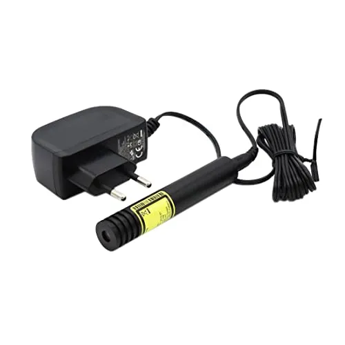 PICO 70106466 Linien Lasermodul grün, 90° - Messgeräte - Hochpräziser Linienlaser mit 532 nm für klare Projektionen, inklusive Netzteil für direkten Betrieb an 230V AC.