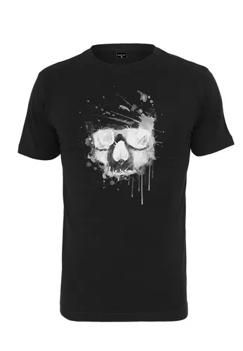 MisterTee T-Shirt MisterTee Herren Waterpaint Skull Tee (1-tlg)