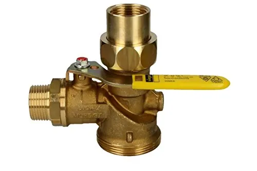 Viega Gaszähler-Kugeleckhahn TAE G2110T - Thermostat aus hochwertigem Messing, Made in Germany, für präzise Gasmessung und langlebige Nutzung.