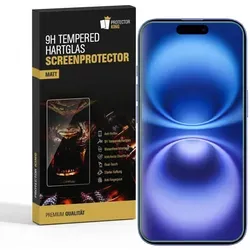 6x 9H Panzerglas für iPhone 16 - Matt Anti-Reflex - Zubehör für Tablet PCs mit maximalem Schutz gegen Kratzer und Brüche durch 9H gehärtetes Glas. Einfach blasenfrei zu montieren und hüllenfreundlich für optimalen Schutz.