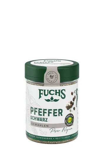 FUCHS Pfeffer schwarz gemahlen  0.060kg 4027900117665 von FUCHS