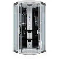 AcquaVapore D46-13T2-EC Dampfdusche - Duschkabine mit hochwertigem 6mm Sicherheitsglas, integrierter Aromatherapie und 8 Rückenmassagedüsen für ein entspannendes Duscherlebnis.