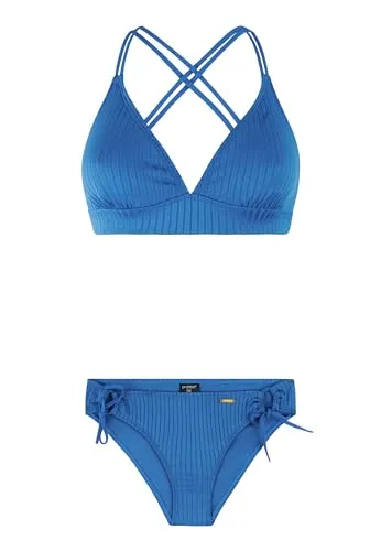 Protest Damen Triangel-Bikini PRTCosta M/38 - Stylischer Triangel-Bikini mit Quickdry-Cups für schnellen Trocknungseffekt. Abnehmbare Schaumstoffcups bieten individuelle Unterstützung. Hergestellt aus recyceltem Material für nachhaltigen Genuss.