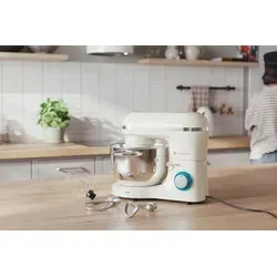 KitchenBrothers 2000W Küchenmaschine mit 6,2L Rührschüssel