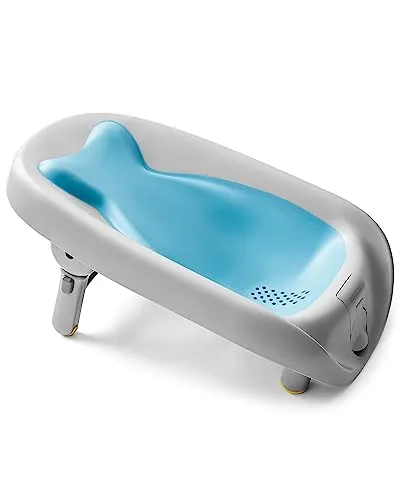 Skip Hop Moby Badewanne klappbar - Badewannen & -sitze für Babys, mit zweifach verstellbarer Rückenlehne für maximalen Komfort und praktischer Aufhängefunktion für platzsparende Lagerung.