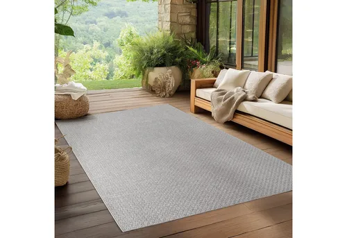Ayyildiz Outdoorteppich IBIZA 1901, 160x230 cm - Teppich für Innen und Außen, robust und wasserabweisend, ideal für Wohnzimmer und Eingangsbereiche, Höhe 5 mm, maschinell gewebt aus 100% Polypropylen.