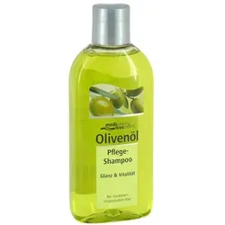 OLIVENÖL PFLEGE-Shampoo 200 ml - Mildes Shampoo mit kaltgepresstem Olivenöl für mehr Glanz und Pflege bei trockenem Haar. Ideal für die tägliche Anwendung und dermatologisch getestet.