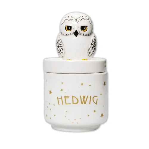 Harry Potter Collectors Box - Hedwig Owl - Kawaii - Storage Jar - Trinket Box wi