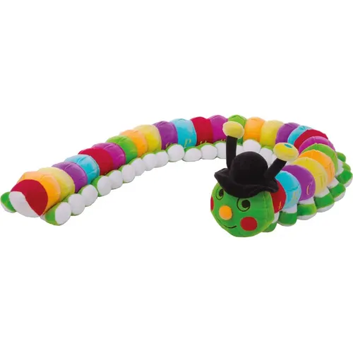 Heunec PLÜSCH TAUSENDFÜSSLER ABC 150CM - Kuscheltiere, 150 cm langer Plüschwurm mit 52 Füßen und aufgestickten Buchstaben, ideal für die frühkindliche Förderung ab 12 Monaten.