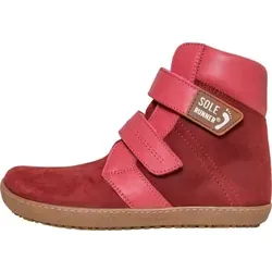 SOLE RUNNER® Winter Kinder Barfußstiefel Titania 2 Bordo,Größe:30,Farbe:Bordo - Rot - 30