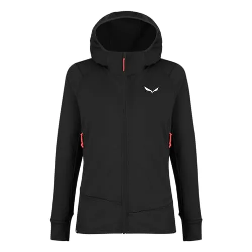 Salewa Puez Polarlite W HD Jacket black out (0910) 42 - Funktionsjacke für Damen, ideal für Trekking und Wanderungen. Leicht, schnelltrocknend und aus über 50 % recyceltem Material, bietet sie optimale Wärme und Bewegungsfreiheit.