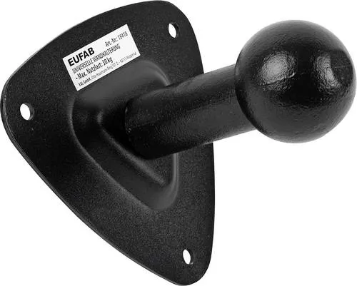 Eufab Fahrradträger-Wandhalter 16418 - Platzsparender Wandhalter für Fahrrad- und Heckträger, einfach zu montieren und ideal für die Aufbewahrung in Garagen oder Wohnräumen.