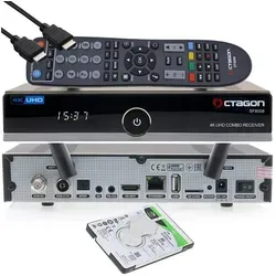 Produktbild OCTAGON SF8008 4K UHD E2 DVB-S2X & DVB-C/T2 Receiver mit 1TB HDD