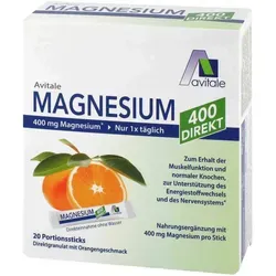 Magnesium 400 direkt Portionssticks Orange 20X2.1 g