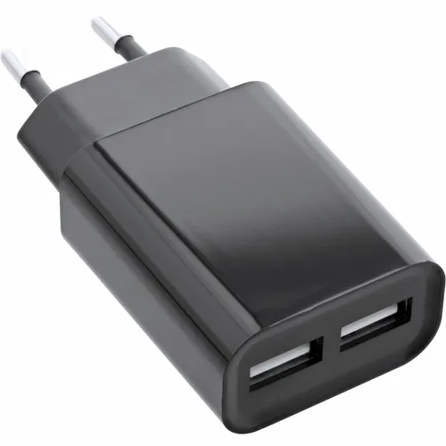 InLine USB Netzteil 2-fach, Ladegerät, Stromadapter 2.1A