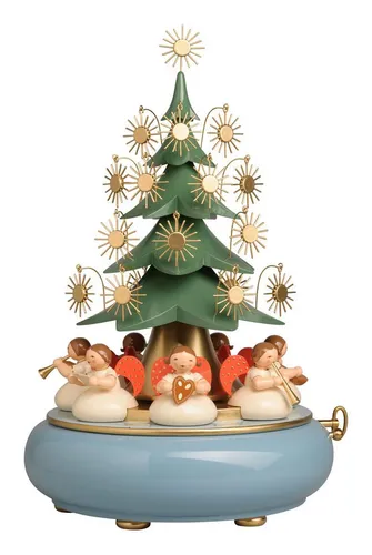 Wendt & Kühn Spieluhr mit Engeln unter dem Baum, 5336/41AA