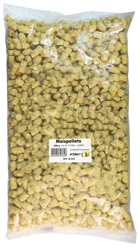 FTM Maispellets 1kg | Lockfutter Angelfutter Angel Pellet Method Feeder Mais TOP