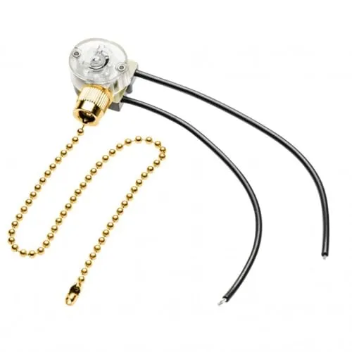 ENERGMiX Lampen Licht Ziehschalter Gold in gold von ENERGMiX