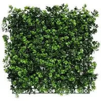 Produktbild KARAT Pflanzenwand Pachysandra Kunstpflanze zur Dekoration 50 x 50 cm