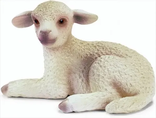 GW54d6 Schleich 13284 - Schäfchen, liegend