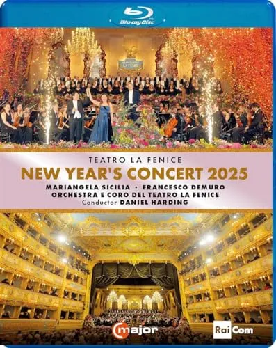 Neujahrskonzert 2025 Blu-ray - Teatro La Fenice, Venedig - Erleben Sie das festliche Neujahrskonzert 2025 in brillanter Bild- und Tonqualität. Ein unvergessliches musikalisches Ereignis aus dem renommierten Teatro La Fenice.