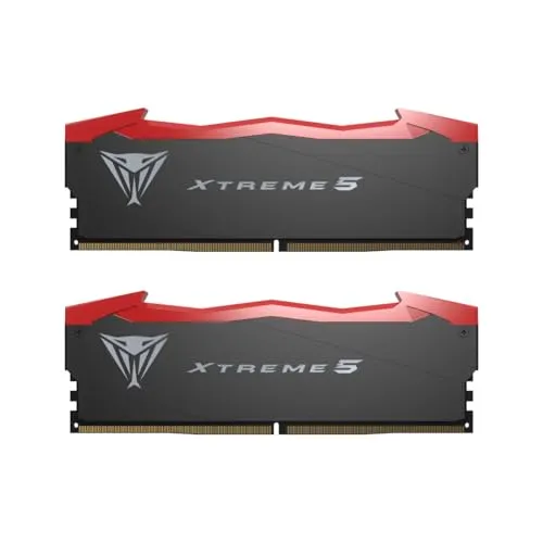 Patriot Viper Xtreme 5 Non-RGB DDR5-7600 Dual Kit - 32GB - DDR5 PC-RAM mit hoher Geschwindigkeit von 7600 MHz, ideal für Gamer und kreative Profis, die maximale Leistung benötigen.